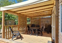 Stacaravan Domino met airconditioning Stacaravan Domino met airconditioning