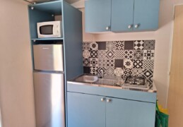 Stacaravan Domino met airconditioning Stacaravan Domino met airconditioning