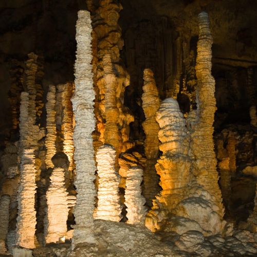 La Grotte de l’Aven d’Orgnac en Ardèche La Grotte de l'Aven d'Orgnac en Ardèche