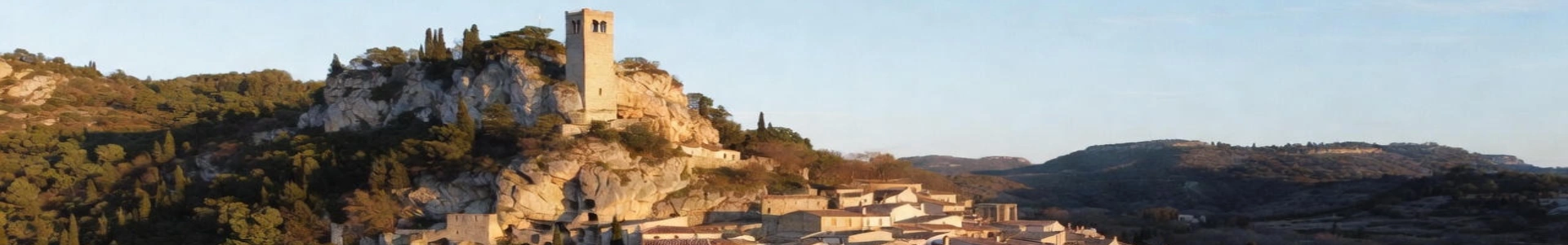 Montclus dans le Gard