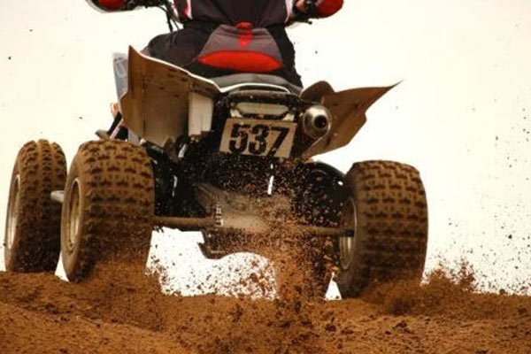 quad dans le gard